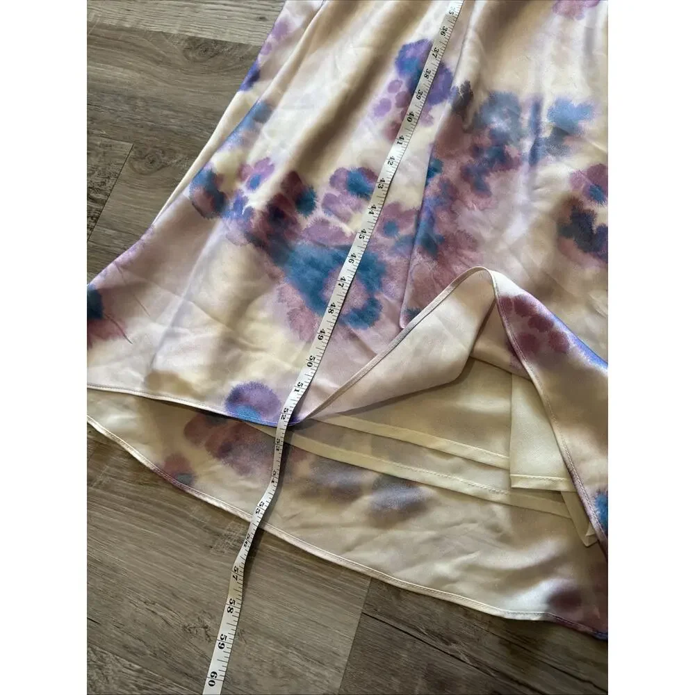 ZARA NEW WOMAN STRAPPY LONG SATIN DRESS WITH OPEN BACK Size XS - Picture 3 of 7